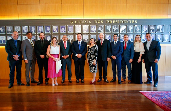 AMB faz visita institucional ao TJ-PA e prestigia a posse da nova diretoria da AMEPA